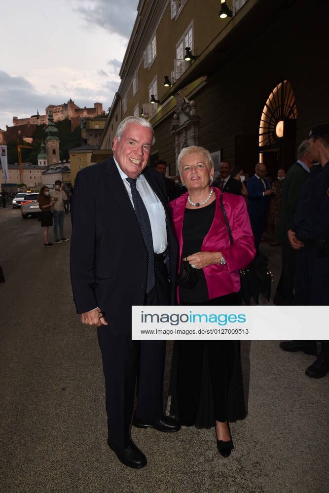 Klaus Michael Kühne, Gattin Christine, Kühne Stiftung, Sponsor, Konzert Wiener Philharmoniker, Salzburger Festspiele, 2021