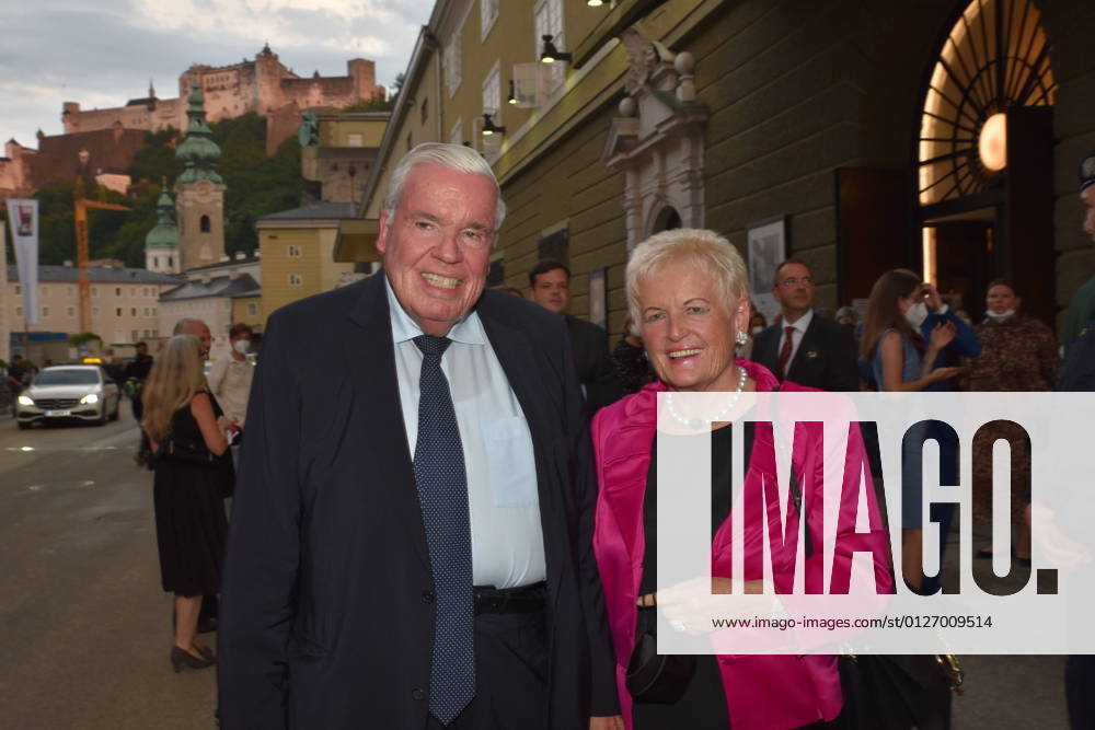 Klaus Michael Kühne, Gattin Christine, Kühne Stiftung, Sponsor, Konzert Wiener Philharmoniker, Salzburger Festspiele, 2021