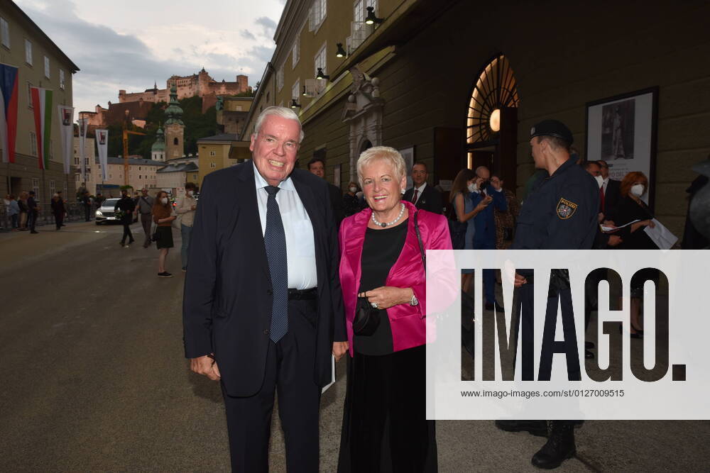 Klaus Michael Kühne, Gattin Christine, Kühne Stiftung, Sponsor, Konzert Wiener Philharmoniker, Salzburger Festspiele, 2021