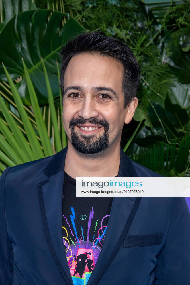 Songwriter executive producer Lin-Manuel Miranda attends the VIVO New York screening at Village East by Angelika in New York City. New York United States - ZUMAs197 20210731_zaa_s197_399