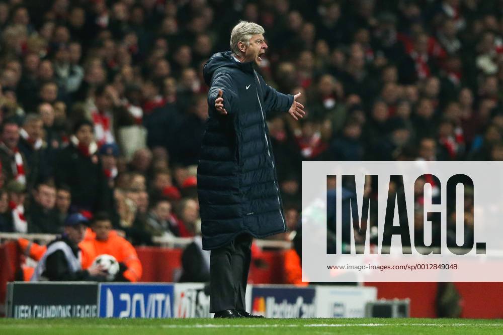 Football - 2012 2013 Champions League - Round of 16, First Leg: Arsenal vs. Bayern Munich Manager of Arsenal Arsene Wenger at the Emirates Stadium, London