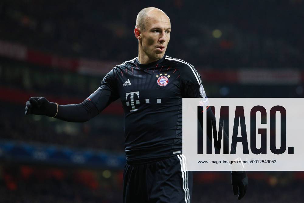 Football - 2012 2013 Champions League - Round of 16, First Leg: Arsenal vs. Bayern Munich Bayern Munich s Arjen Robben at the Emirates Stadium, London