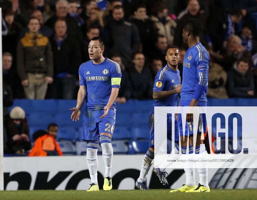 Chelsea s John Tery looks on dejected after Prague s opening goal..Chelsea v Sparta Prague - Europa League - Stamford Bridge Stadium, London- 21 02 13 - Picture David Klein Sportimage .