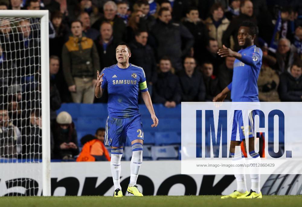 Chelsea s John Tery looks on dejected after Prague s opening goal..Chelsea v Sparta Prague - Europa League - Stamford Bridge Stadium, London- 21 02 13 - Picture David Klein Sportimage .