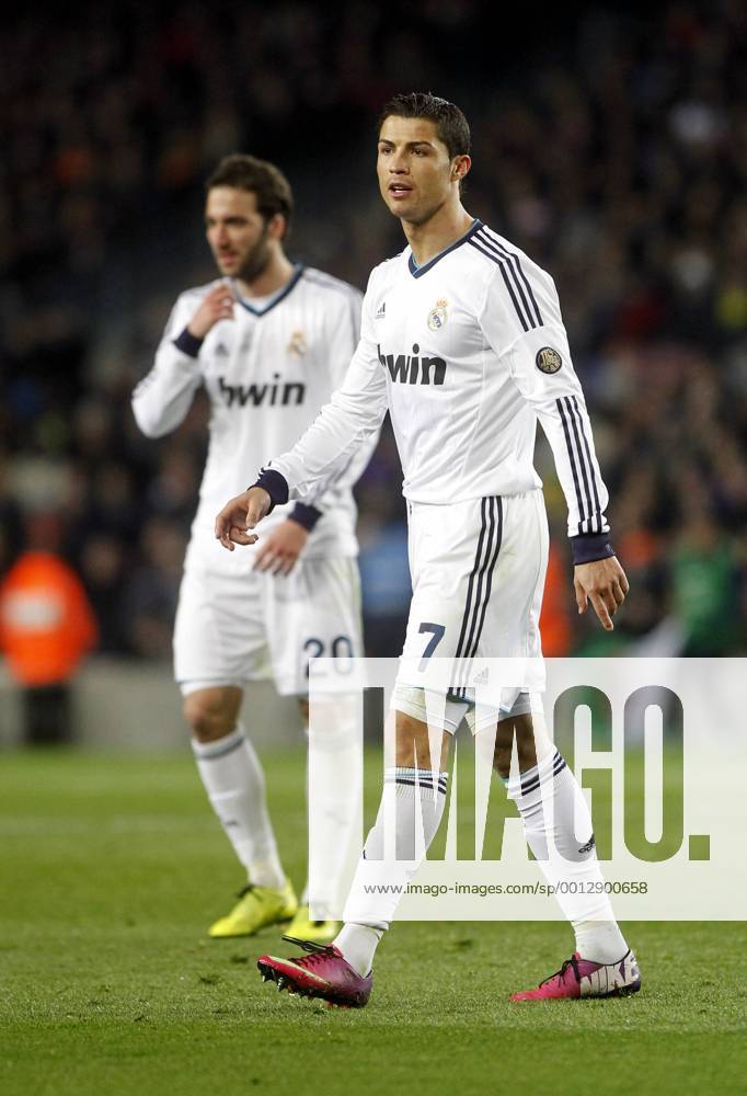 Copa del Rey. FC Barcelona vs Real Madrid. Cristiano Ronaldo.