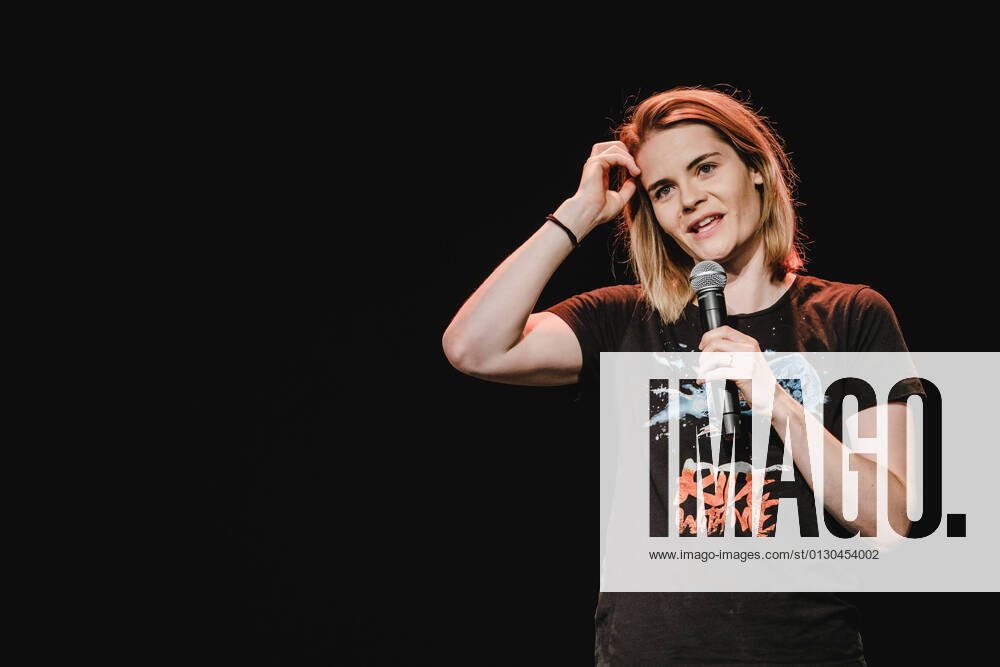 Hazel Brugger Bern, Switzerland. 14th, August 2021. The Swiss-German comedian Hazel Brugger performs a live stand-up comedy show at Bierh?beli in Bern. Bern Switzerland