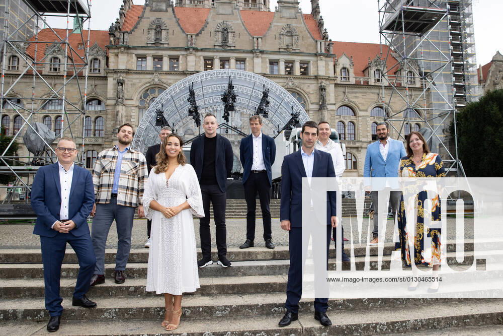 Niedersachsen, Hannover, Kultur, PK zum Klassik Open Air: Operngala im Maschpark in Hannover mit den Weltstars Costello, Sierra und Filonczyk.am Samstag, 21. August, von links: Andrzej Filonczyk Bariton, Nadine Sierra Sopran, Stephen Costello Tenor,