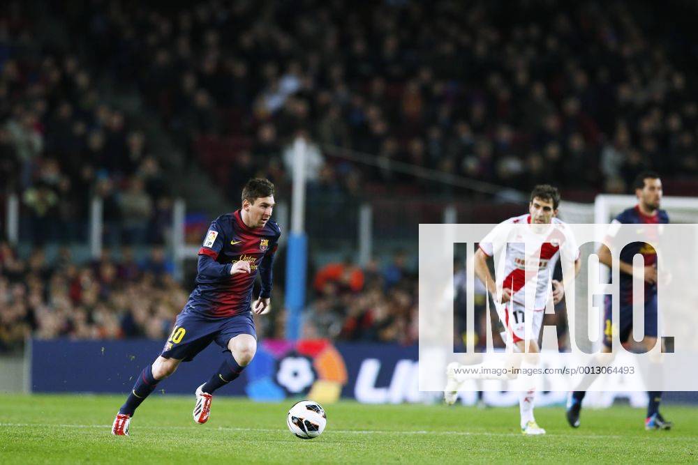Lionel Messi (Barcelona), MARCH 17, 2013 - Football Soccer : Spanish Liga Espanola match between FC Barcelona (Barca) 3-1 Rayo Vallecano at Camp Nou stadium in Barcelona, Spain. (oqma009558)