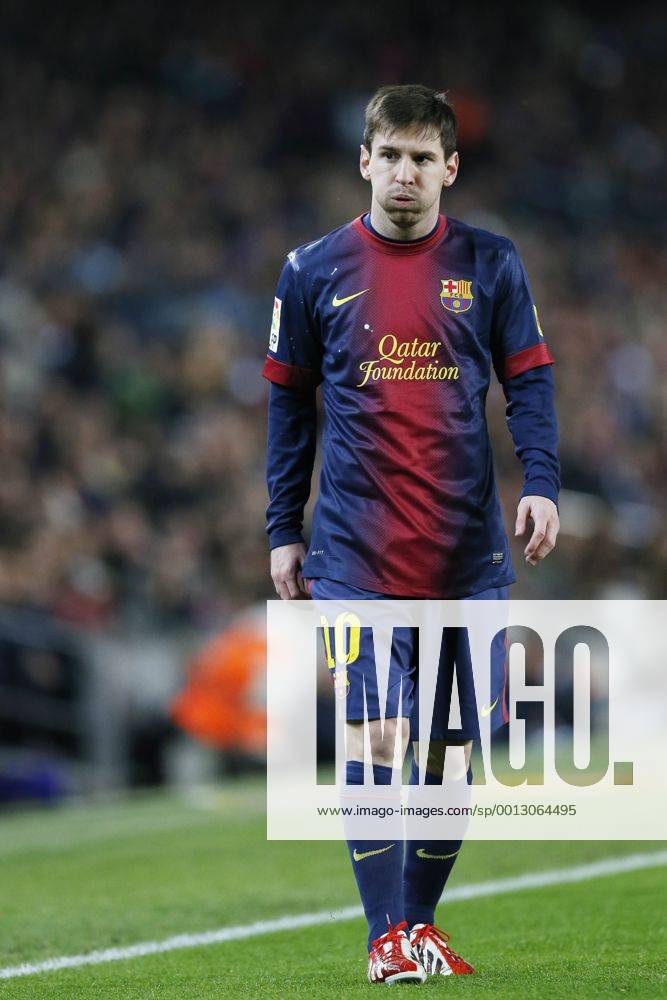 Lionel Messi (Barcelona), MARCH 17, 2013 - Football Soccer : Spanish Liga Espanola match between FC Barcelona (Barca) 3-1 Rayo Vallecano at Camp Nou stadium in Barcelona, Spain. (oqma009560)