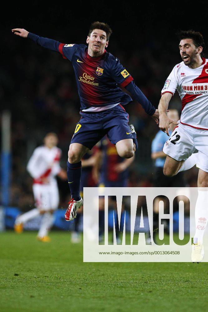 Lionel Messi (Barcelona), MARCH 17, 2013 - Football Soccer : Spanish Liga Espanola match between FC Barcelona (Barca) 3-1 Rayo Vallecano at Camp Nou stadium in Barcelona, Spain. (oqma009573)