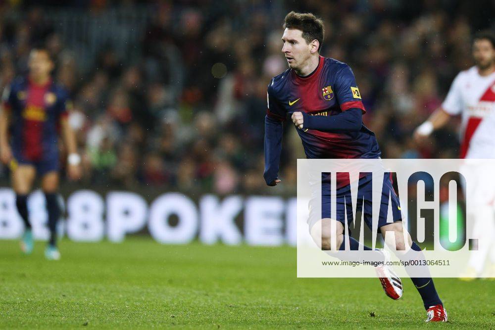 Lionel Messi (Barcelona), MARCH 17, 2013 - Football Soccer : Spanish Liga Espanola match between FC Barcelona (Barca) 3-1 Rayo Vallecano at Camp Nou stadium in Barcelona, Spain. (oqma009576)