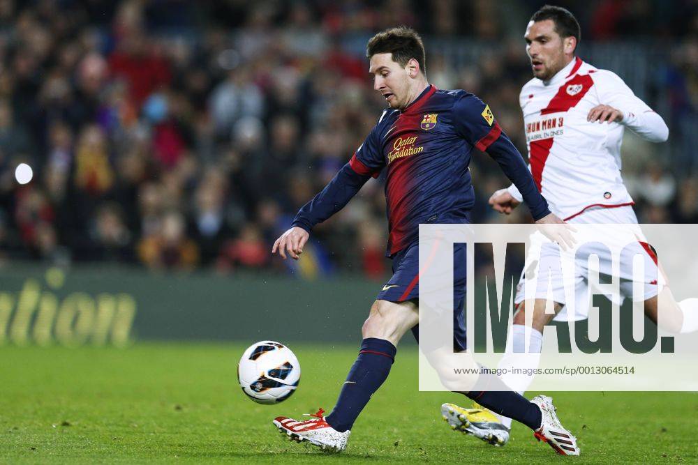 Lionel Messi (Barcelona), MARCH 17, 2013 - Football Soccer : Spanish Liga Espanola match between FC Barcelona (Barca) 3-1 Rayo Vallecano at Camp Nou stadium in Barcelona, Spain. (oqma009579)