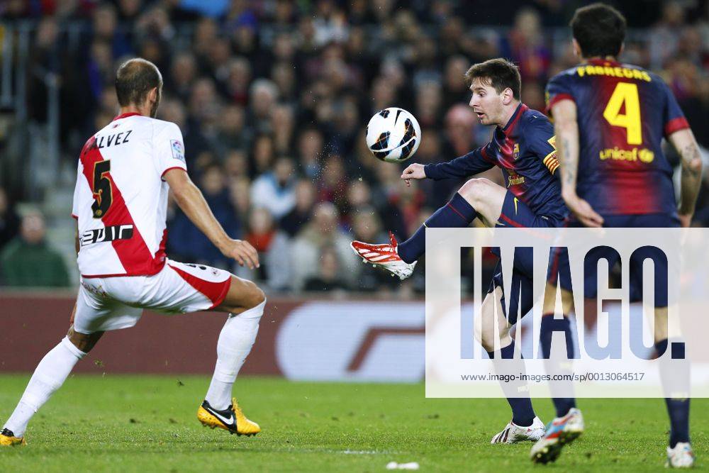 Lionel Messi (Barcelona), MARCH 17, 2013 - Football Soccer : Spanish Liga Espanola match between FC Barcelona (Barca) 3-1 Rayo Vallecano at Camp Nou stadium in Barcelona, Spain. (oqma009582)