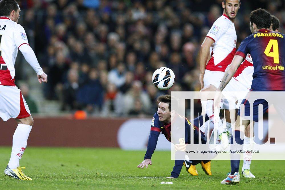 Lionel Messi (Barcelona), MARCH 17, 2013 - Football Soccer : Spanish Liga Espanola match between FC Barcelona (Barca) 3-1 Rayo Vallecano at Camp Nou stadium in Barcelona, Spain. (oqma009583)