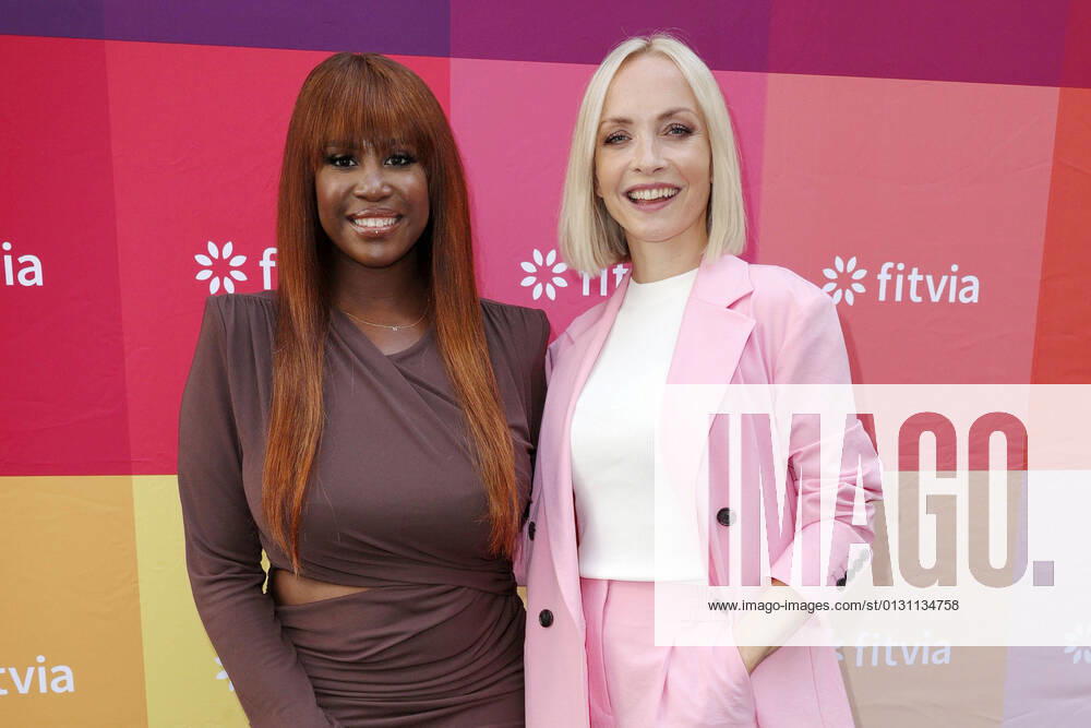 Motsi Mabuse und Janin Ullmann beim fitvia Presse Lunch im Atlantic Hotel. Hamburg