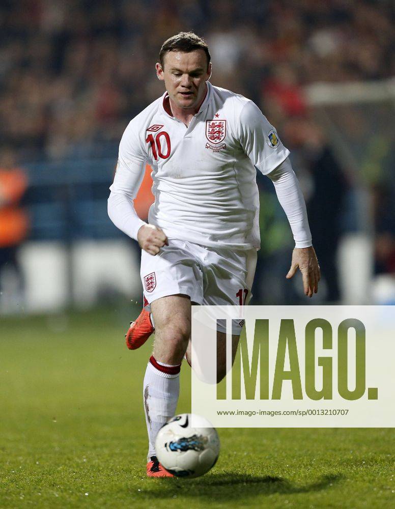 England s Wayne Rooney in action..Montenegro v England- World Cup Qualifier - Podgorica City Stadium, Podgorica- 26 03 13 - Picture David Klein Sportimage .