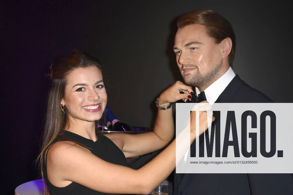 Maxime Herbord bei der Enthüllung der Wachsfigur von Leonardo DiCaprio im Madame Tussauds. Berlin