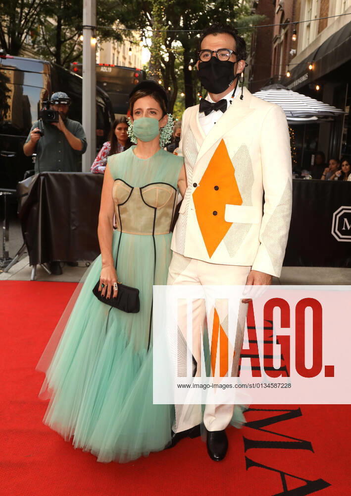 Instagram Head ADAM MOSSERI and his wife MONICA MOSSERI attend the 2021 VIP Met Gala departures held at The Mark Hotel. New York USA - ZUMAk03_ 20210913_zaf_k03_195