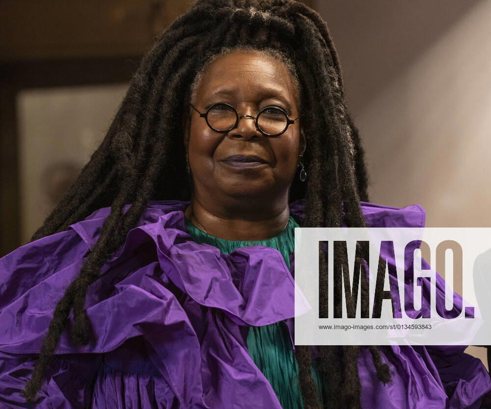 Met Gala 2021 departures from The Pierre hotel Whoopi Goldberg wearing dress by Valentino departs The Pierre Hotel for Met Gala Celebrating In America: A Lexicon Of Fashion. New York New York United States