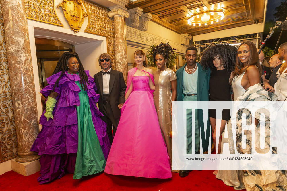 Met Gala 2021 departures from The Pierre hotel Whoopi Goldberg, Pierpaolo Piccioli, Carey Mulligan, Tomi Adeyemi, Giveon, Dixie D Amelio, Janet Mock depart The Pierre Hotel for Met Gala Celebrating In America: A Lexicon Of Fashion. New York New York United States
