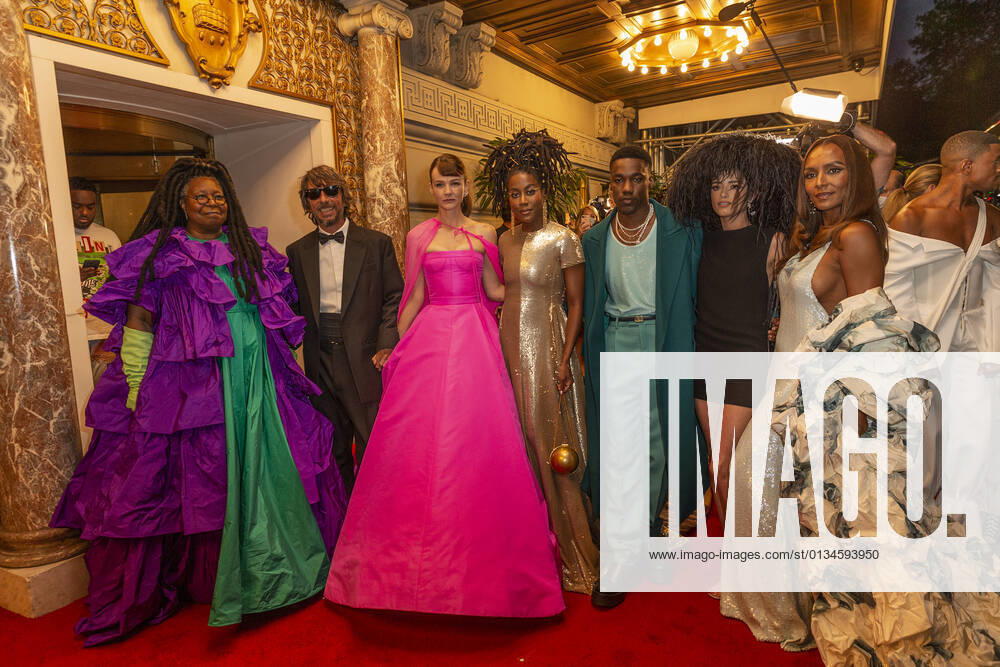 Met Gala 2021 departures from The Pierre hotel Whoopi Goldberg, Pierpaolo Piccioli, Carey Mulligan, Tomi Adeyemi, Giveon, Dixie D Amelio, Janet Mock depart The Pierre Hotel for Met Gala Celebrating In America: A Lexicon Of Fashion. New York New York United States