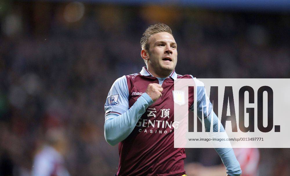 Andreas Weimann of Aston Villa celebrates scoring his sides second goal of the game - Barclays Premier League - Aston Villa vs AFC Sunderland FC - Villa Park Birmingham - Season 12 13 - 29th April 2013 - .