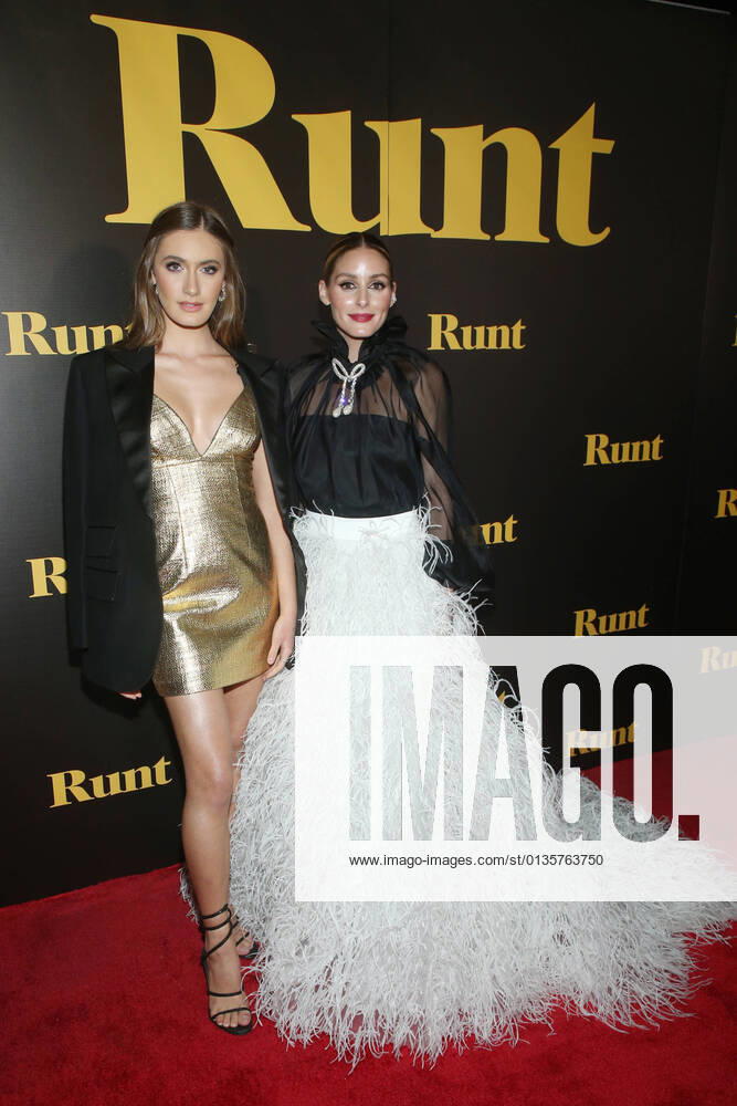 HOLLYWOOD, CA - SEPTEMBER 22: Nicole Elizabeth Berger and Oliva Palermo at the Los Angeles premiere of Runt TCL Chinese 6 Theater in Hollywood, California on September 22, 2021.