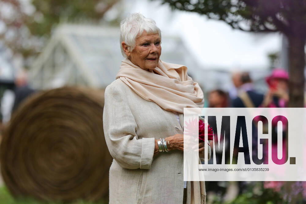 Bilder des Jahres 2021, Entertainment 09 September September 23, 2021, London, United Kingdom: Dame Judi Dench at the first autumn Chelsea Flower Show held in the grounds of the Royal Hospital Chelsea. London United Kingdom - ZUMAs197 20210923_zab_s197_033
