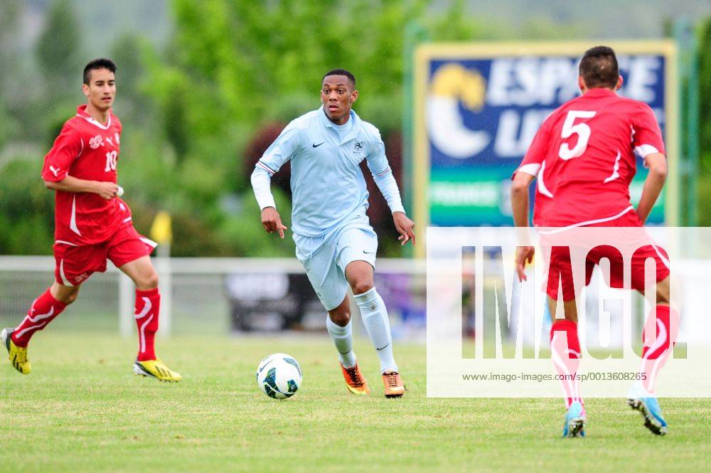 Anthony MARTIAL (france) FOOTBALL : France vs Suisse - Match amical U18 - 15 05 2013 ThierryBreton Panoramic
