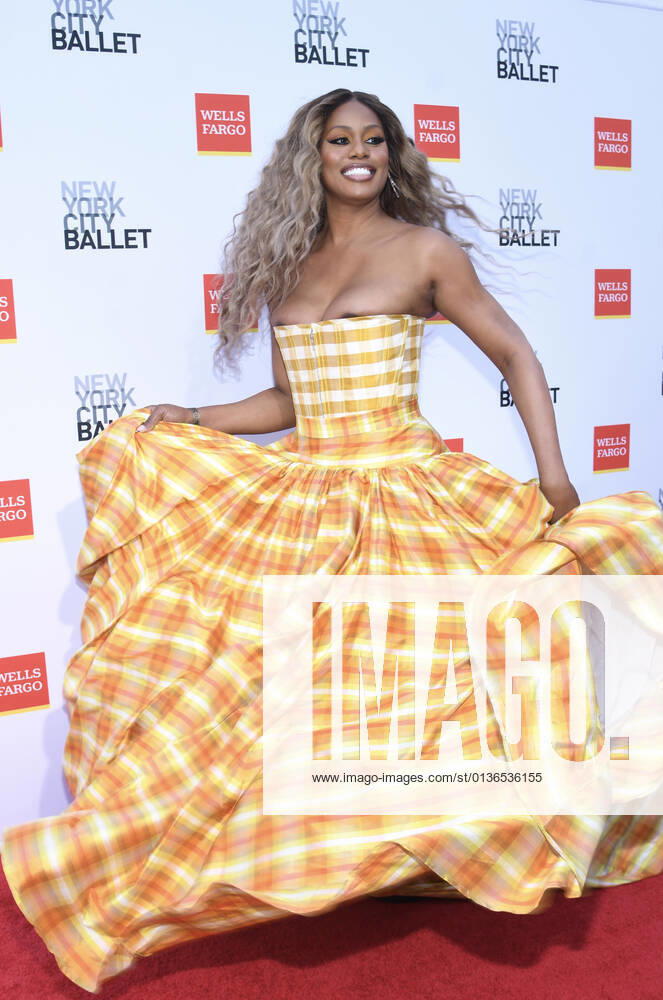 NEW YORK, NY - SEPTEMBER 30: Laverne Cox at the New York City BalletÕs 2021 Fall Fashion Gala at Lincoln Center in New York City on September 30, 2021.