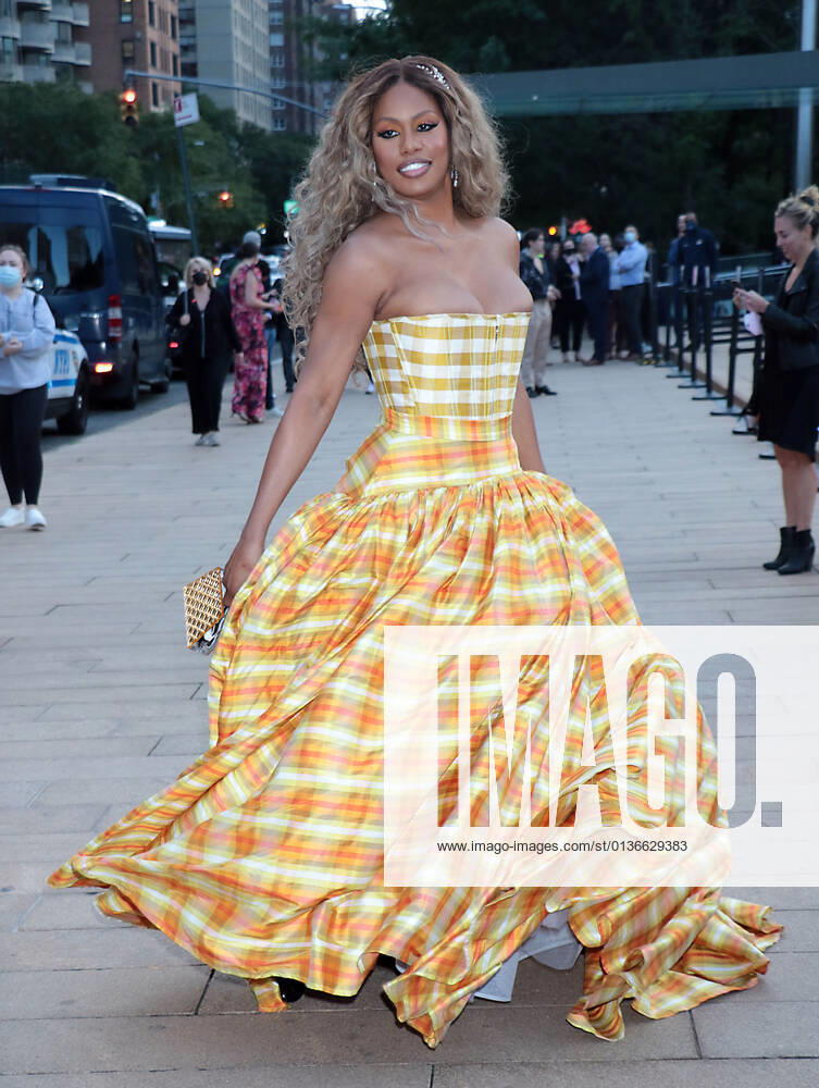 NEW YORK, NY - SEPTEMBER 30: Laverne Cox at the New York City Ballet s 2021 Fall Fashion Gala at Lincoln Center Plaza in New York September 30, 2021