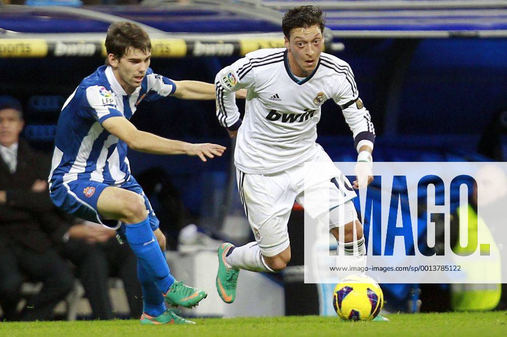 League BBVA match played between Real Madrid and Espanyol. In this picture, Mesut Özil. RIVEROx