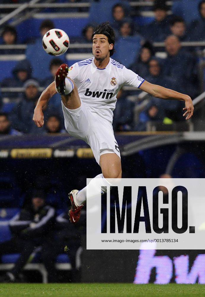 League BBVA match played between Real Madrid and UD Levante, in the picture Sami Khedira controles the ball. G.