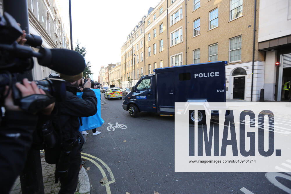 Murder suspect of Conservative MP Sir David Amess, Ali Harbi Ali, leaves Westminster Magistrates court in a van. London United Kingdom - ZUMAs262 20211021_zip_s262_041