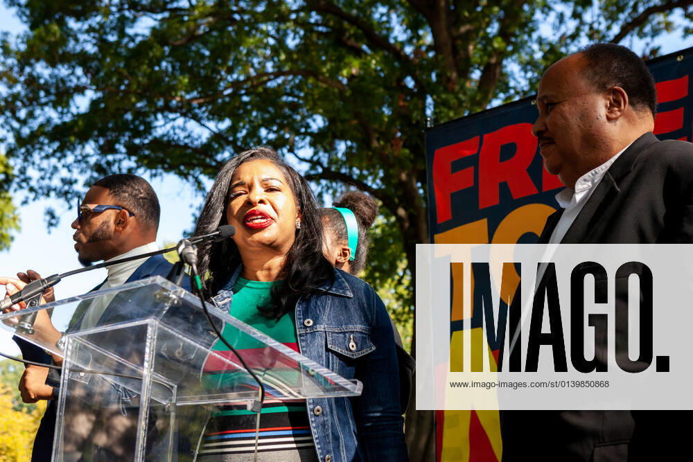 3-day relay for voting rights ends with rally at US Capitol Arndrea Waters King speaks during a rally at the end of a relay for voting rights at the US Capitol. Protesters began the relay in West Virginia and walked or biked for the 3 days to the US Capitol. Protesters are demanding that Congress pass legislation protecting the right to vote for all Americans. Washington District of Columbia United States