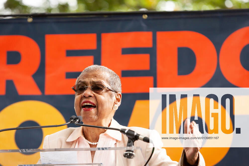 3-day relay for voting rights ends with rally at US Capitol Eleanor Holmes Norton, DC s non-voting delegate to Congress, speaks during a rally at the end of a relay for voting rights at the US Capitol. Protesters began the relay in West Virginia and walked or biked for the 3 days to the US Capitol. Protesters are demanding that Congress pass legislation protecting the right to vote for all Americans. Washington District of Columbia United States