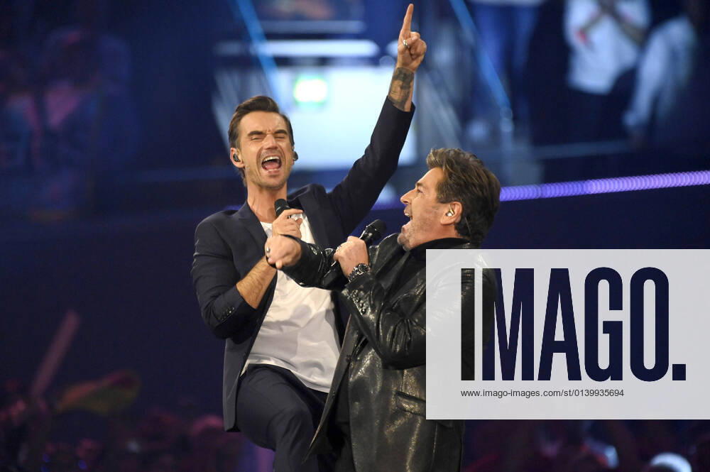 Bilder des Jahres 2021, Entertainment 10 Oktober Entertainment Themen der Woche KW42 Florian Silbereisen und Thomas Anders in der TV Show Schlagerbooom 2021 - Alles funkelt! Alles glitzert! in der Dortmunder Westfalenhalle. Dortmund