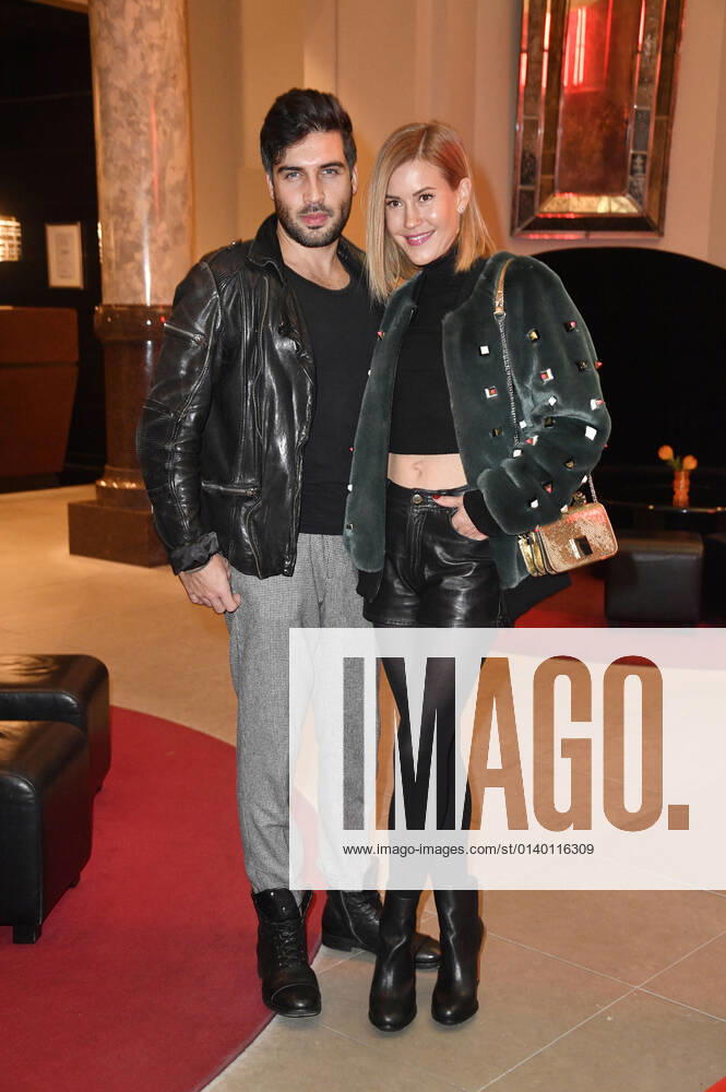 Wolke Hegenbarth mit Partner Oliver Vaid bei der Eröffnung des neuen Restaurants Chiaro im Hotel de Rome. Berlin
