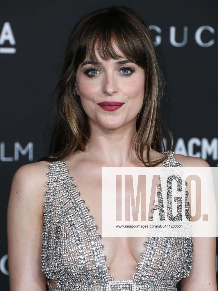 10th Annual LACMA Art + Film Gala 2021 Actress Dakota Johnson wearing a Gucci outfit arrives at the 10th Annual LACMA Art + Film Gala 2021 held at the Los Angeles County Museum of Art on November 6, 2021 in Los Angeles, California, United States. Los Angeles California United States