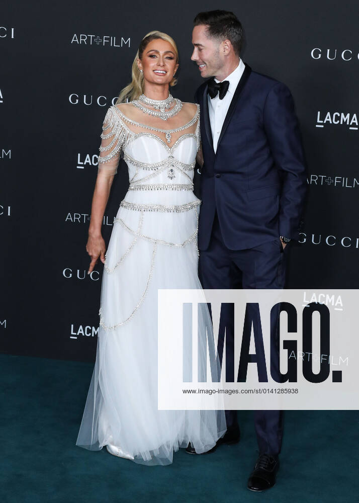 10th Annual LACMA Art + Film Gala 2021 Paris Hilton and fiancÃ Carter Reum arrive at the 10th Annual LACMA Art + Film Gala 2021 held at the Los Angeles County Museum of Art on November 6, 2021 in Los Angeles, California, United States. Los Angeles California United States
