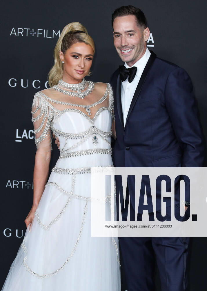 10th Annual LACMA Art + Film Gala 2021 Paris Hilton and fiancÃ Carter Reum arrive at the 10th Annual LACMA Art + Film Gala 2021 held at the Los Angeles County Museum of Art on November 6, 2021 in Los Angeles, California, United States. Los Angeles California United States