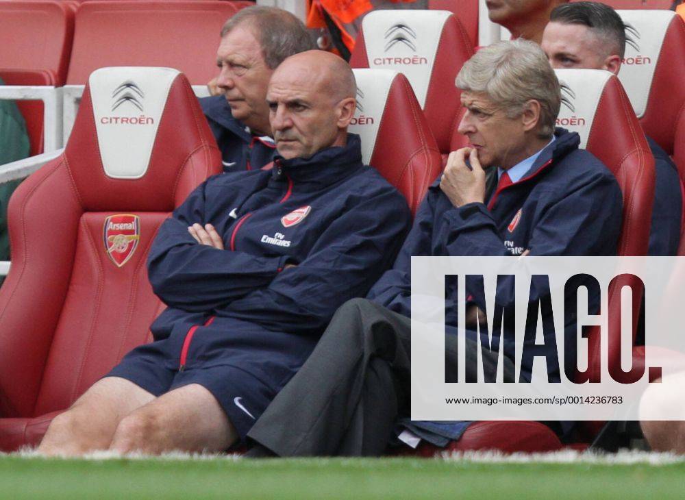 Arsenal FC London v Aston Villa . . London, UK . . 17.08.2013 Arsene Wenger, Arsenal manager.