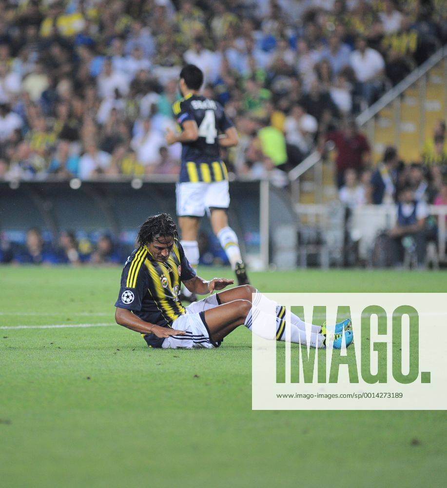 UEFA Champions League playoff first leg match between Fenerbahce Istanbul and Arsenal FC London at Sükrü Saracoglu Stadium in Istanbul, on august 21, 2013. Bruno Alves of Fenerbahce.
