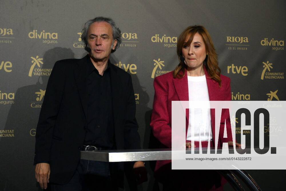 Actors Jose Coronado and Nathalie Poza at photocall for the 36th Goya Awards finalist nominations ceremony in Madrid on Monday, 29 November 2021 Cordon Press