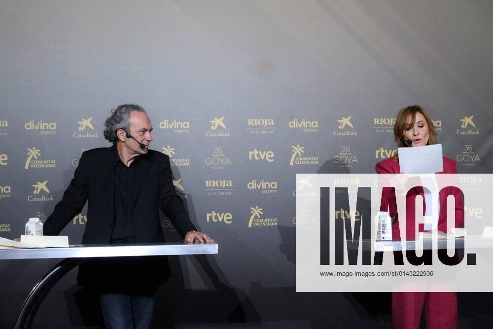 Actors Jose Coronado and Nathalie Poza at photocall for the 36th Goya Awards finalist nominations ceremony in Madrid on Monday, 29 November 2021 Cordon Press