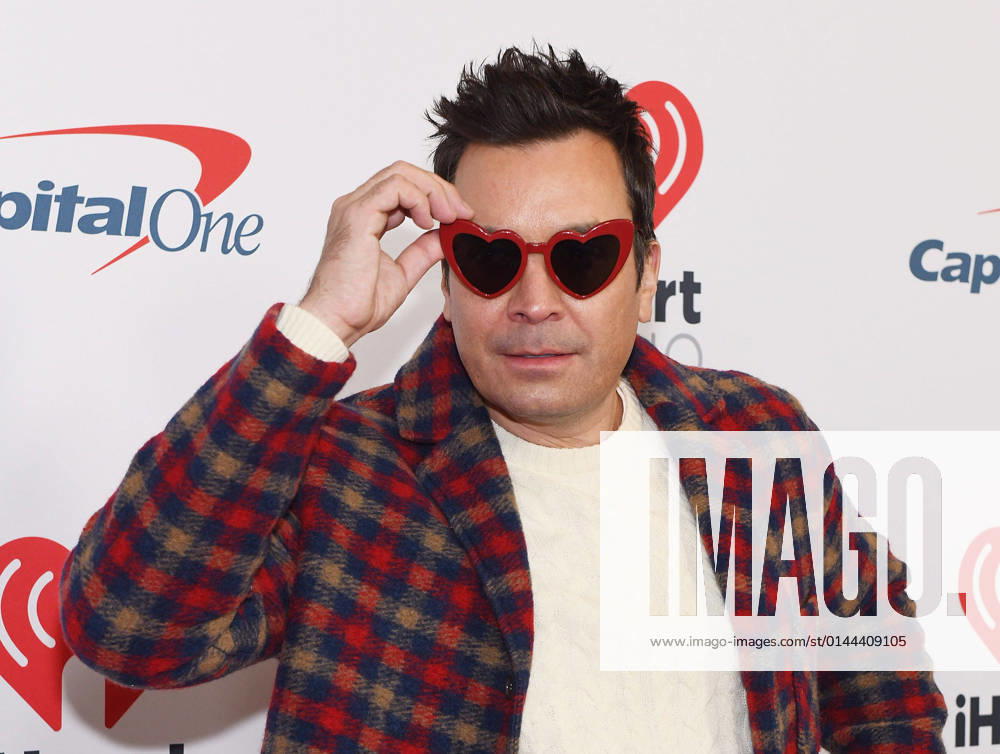 NEW YORK, NEW YORK - DECEMBER 10: Jimmy Fallon attends iHeartRadio Z100 Jingle Ball 2021 on December 10, 2021 in New York City. New York USA - ZUMAs181 20211210_zea_s181_069