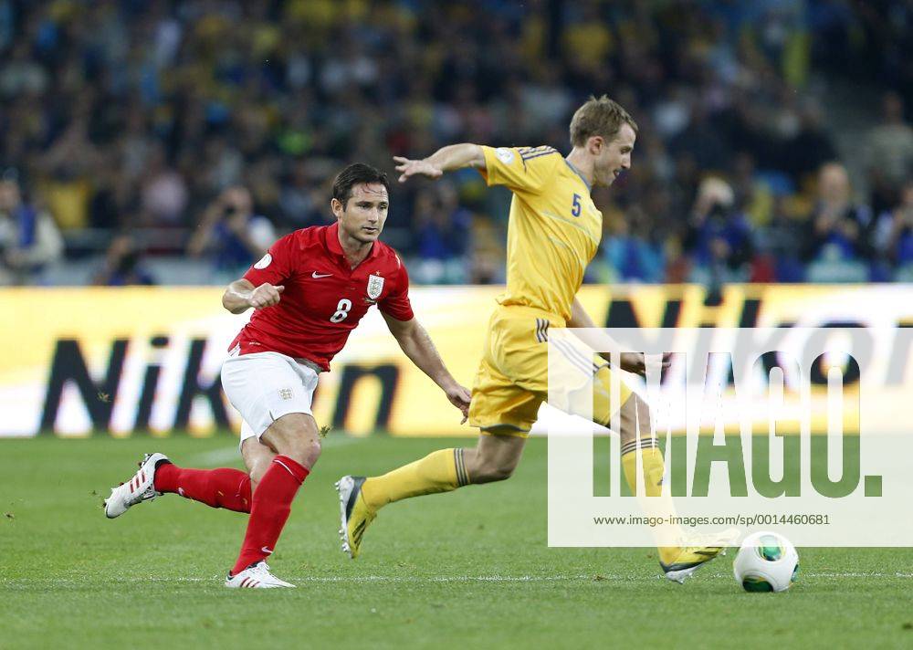 England s Frank Lampard in action Ukraine v England - 2014 World Cup Qualifier - Olympic Stadium - Kiev - Ukraine -10 09 2013 - Pic David Klein Sportimage .