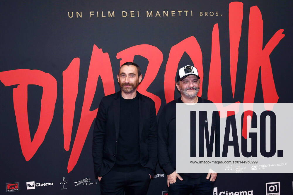 Milan 15 12 2021 red carpet film Diabolik photo Daniele Buffa Image Sport in the photo Marco Manetti Antonio Manetti