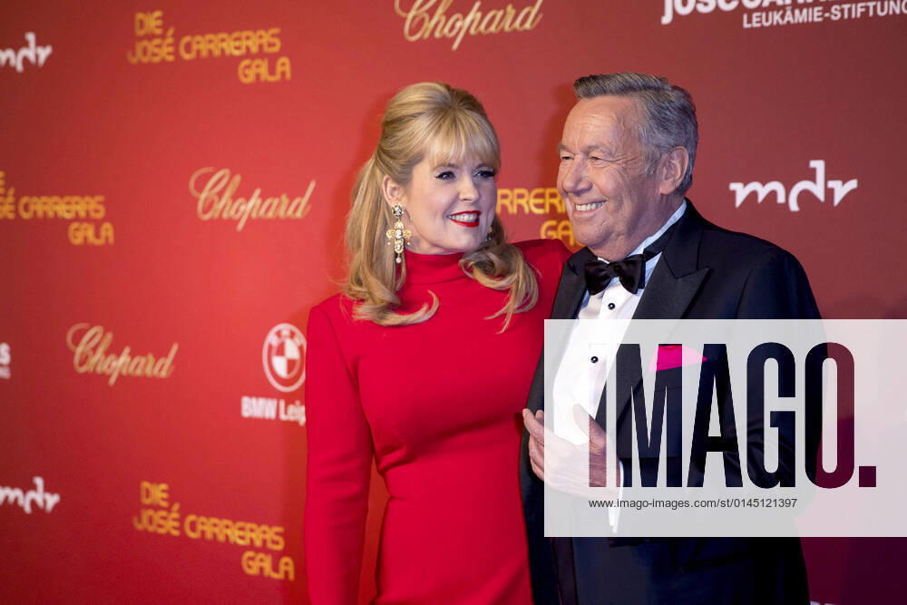 Maite Kelly und Roland Kaiser bei der 27. JosÃ Carreras Gala in der Media City Leipzig. Leipzig