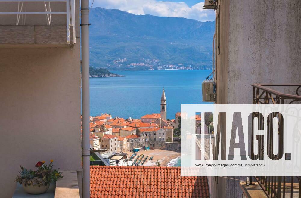 View of Budva town, 27.09.2021,